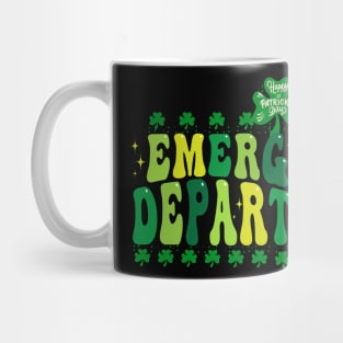 Emergency Department Emergency Room Nurse St Patrick's Day Mug